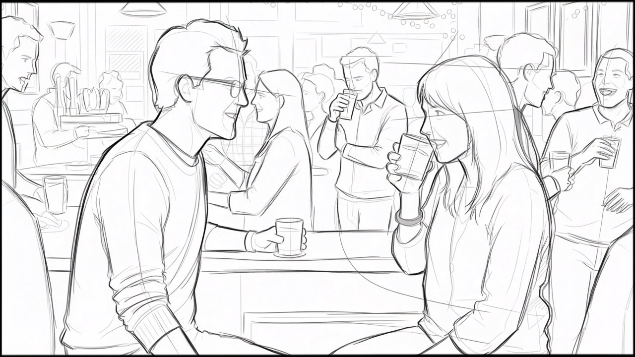 ROUGHS - storyboard frame 4 by Dakota Warren